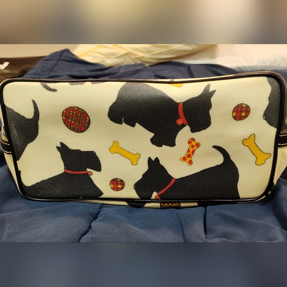 Dooney & Bourke Scottish Terriers/Scottie Dogs Tote Bag shoulder bag purse - Picture 4 of 7
